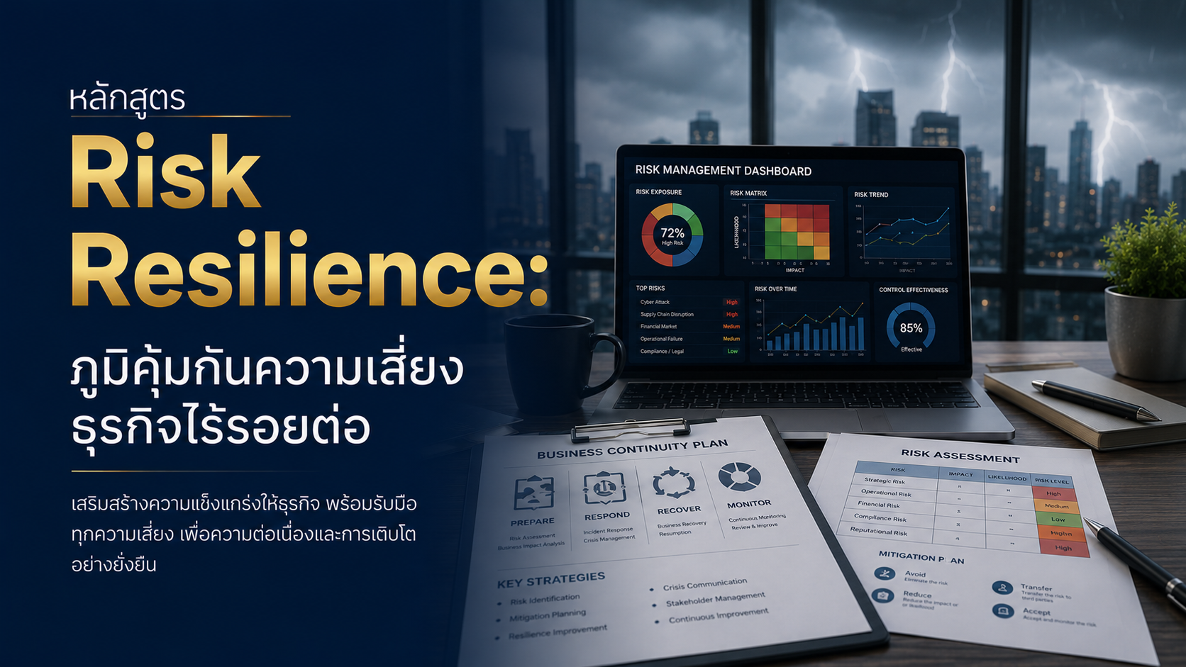Risk Resilience: ภูมิคุ้มกันความเสี่ยง ธุรกิจไร้รอยต่อ